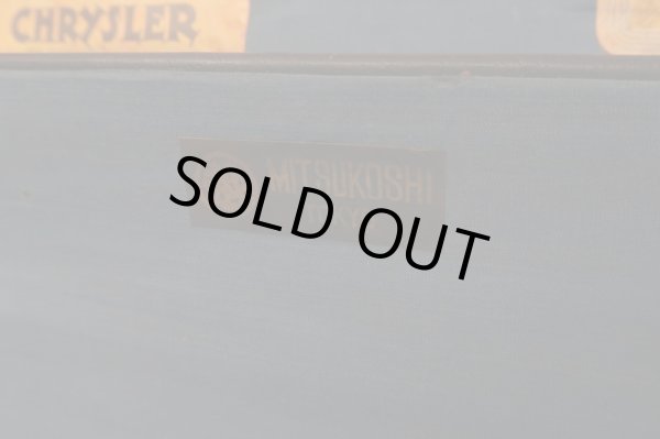 画像13: ヴィンテージ 古い三越のトランク ネイビー