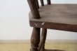 画像16: アンティーク ナラ材の子供椅子 チャイルドチェア