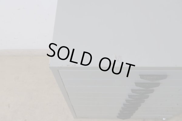 画像12: ヴィンテージ スチール製書類棚 A4小引出し