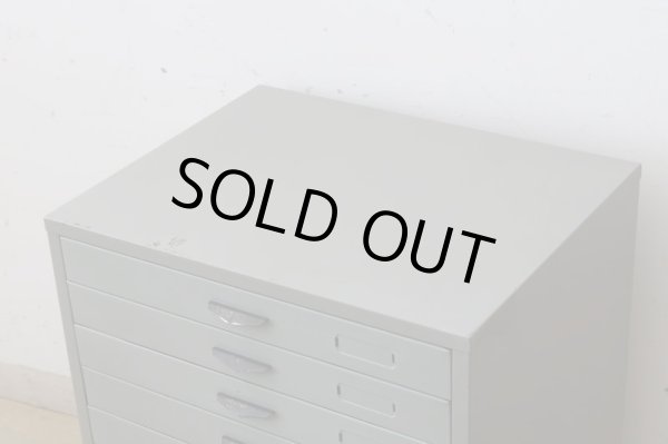 画像5: ヴィンテージ スチール製書類棚 A4小引出し