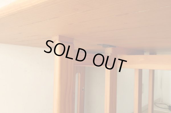 画像13: ヴィンテージ パイン材のバタフライテーブル