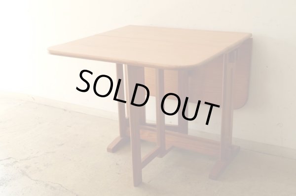 画像5: ヴィンテージ パイン材のバタフライテーブル