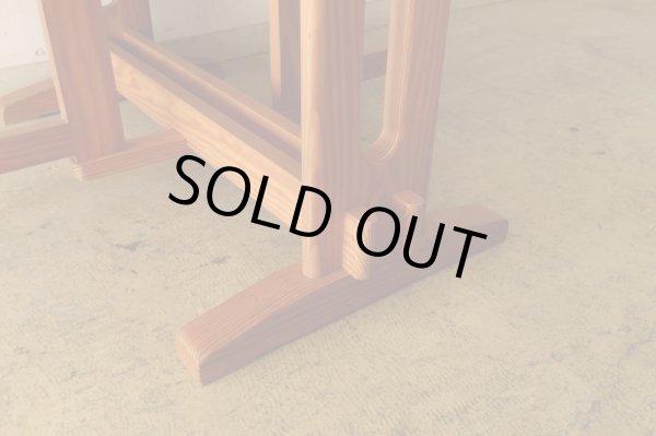 画像11: ヴィンテージ パイン材のバタフライテーブル