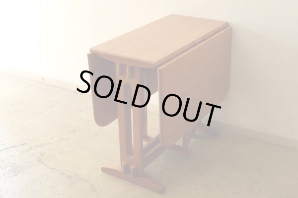 画像3: ヴィンテージ パイン材のバタフライテーブル