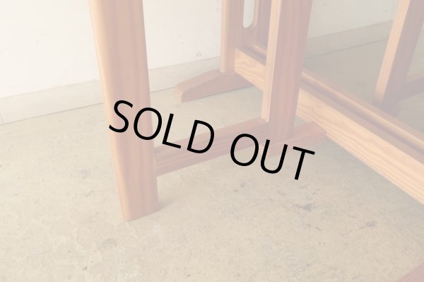 画像12: ヴィンテージ パイン材のバタフライテーブル