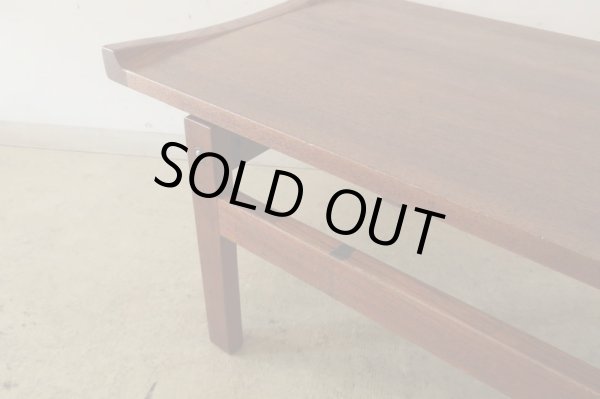 画像4: 北欧デザイン チーク材のローテーブル