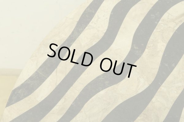 画像7: 古い ゼブラ柄のラウンドテーブル