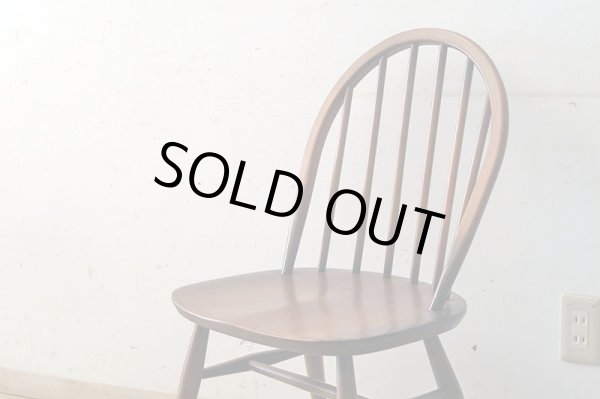 画像2: 英国ヴィンテージ ERCOL アーコール フープバックチェア 椅子 (1)