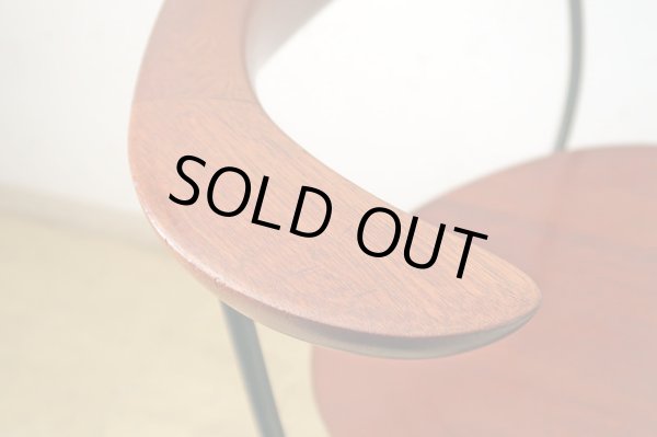 画像8: ヴィンテージ チーク材のアームチェア デスクチェア