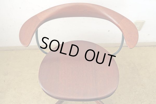 画像5: ヴィンテージ チーク材のアームチェア デスクチェア