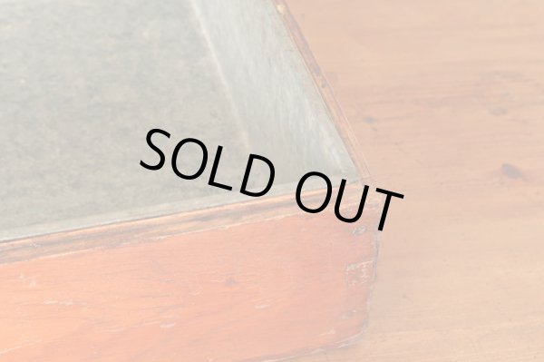 画像6: アンティーク 　駄菓子屋のショーケース ブリキ 木箱 