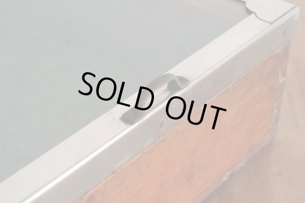 画像9: アンティーク 　駄菓子屋のショーケース ブリキ 木箱 