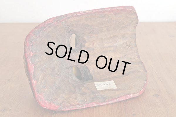 画像11: 民族美術 グアテマラ チチカステナンゴの木彫りマスク