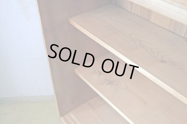 画像7: アンティーク 　木味良い ガラス戸棚 食器棚