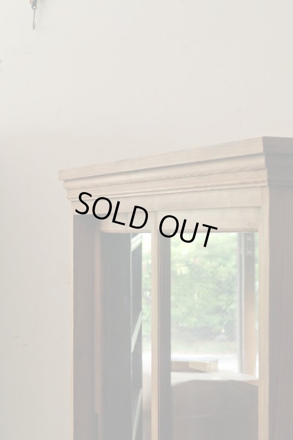 画像4: アンティーク 　木味良い ガラス戸棚 食器棚