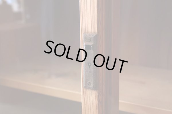 画像8: アンティーク 　木味良い ガラス戸棚 食器棚