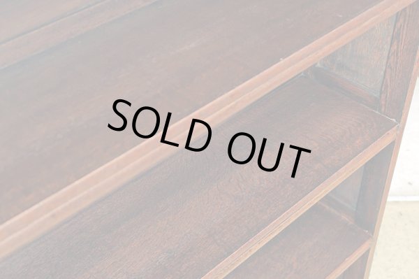 画像10: アンティーク 　楢材のスタッキングシェルフ 本棚