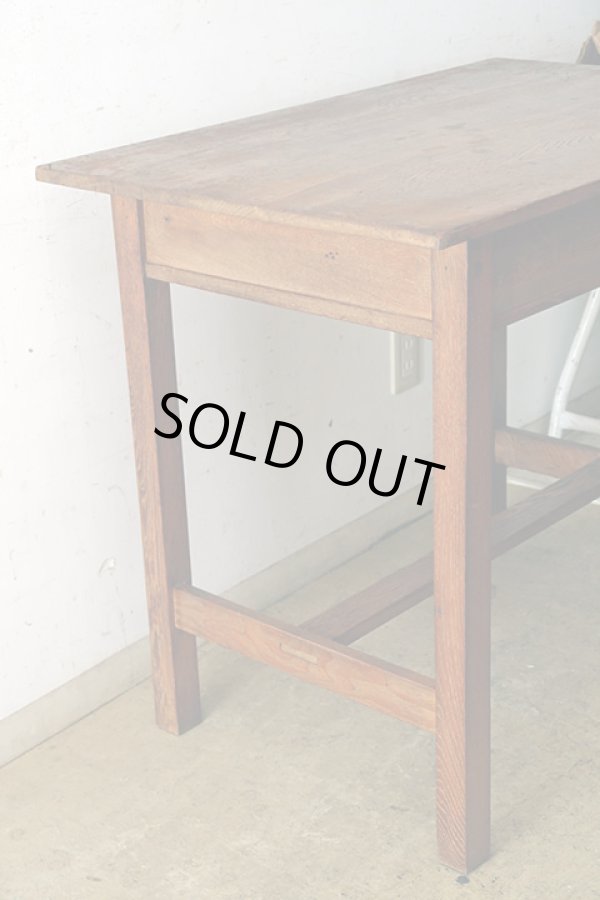 画像5: アンティーク 　木味良い 平机 デスク