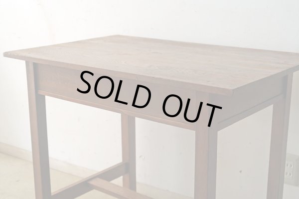 画像9: アンティーク 　木味良い 平机 デスク