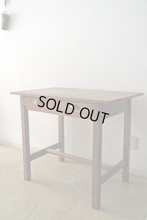 画像2: アンティーク 　木味良い 平机 デスク