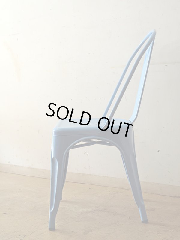 画像3: スタッキング メタルチェア ライトブルー