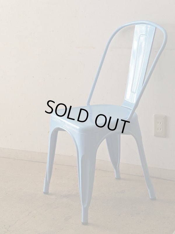 画像5: スタッキング メタルチェア ライトブルー