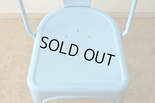 画像6: スタッキング メタルチェア ライトブルー