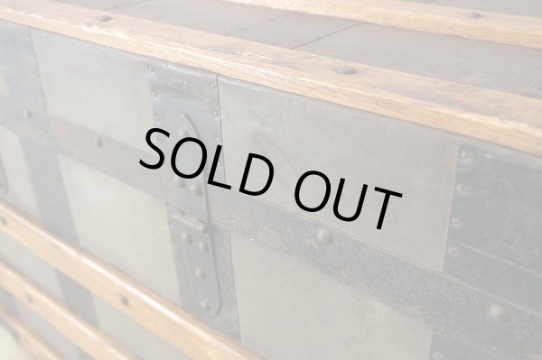 画像10: アンティーク 　大型トランク 船箱