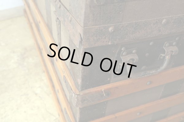 画像12: アンティーク 　大型トランク 船箱