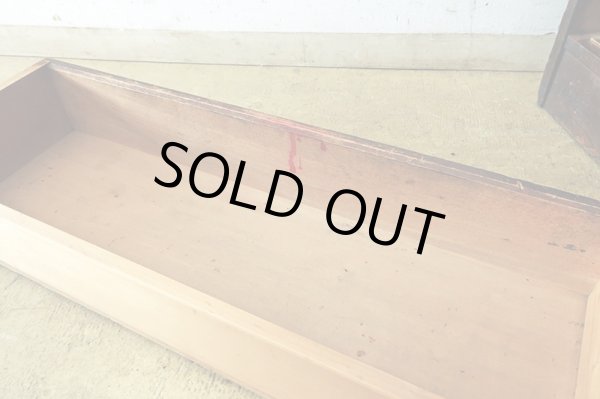 画像16: アンティーク 引き出し付き本棚 飾り棚