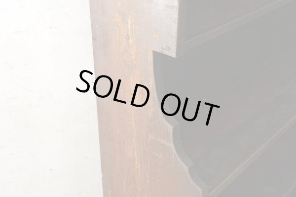 画像13: アンティーク 引き出し付き本棚 飾り棚