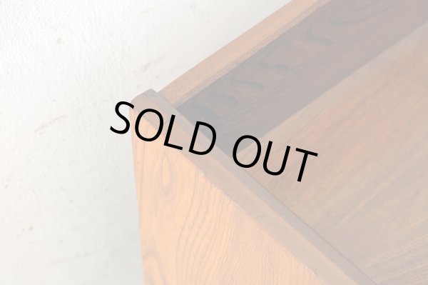 画像13: 古い 欅財の本棚 ブックシェルフ (2)