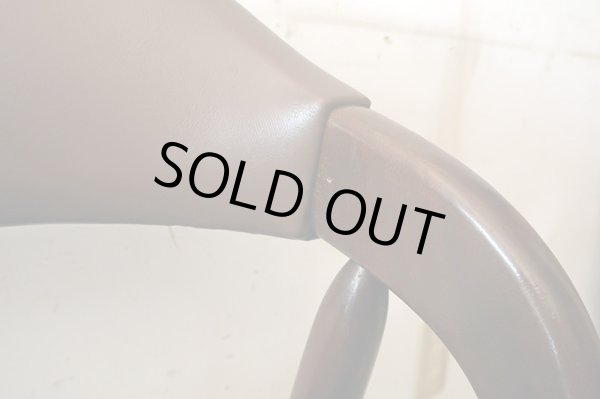 画像10: ヴィンテージ 辻木工 アームチェア ブラウン  (2)