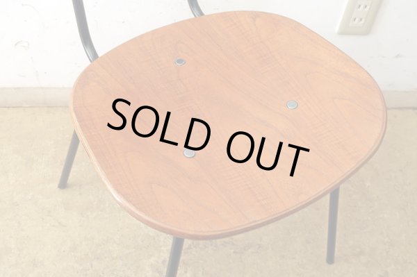 画像10: 鉄脚のダイニングチェア カフェチェア