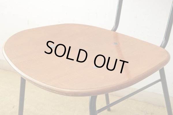 画像9: 鉄脚のダイニングチェア カフェチェア