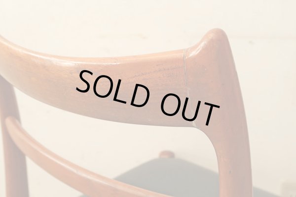 画像12: ヴィンテージ 辻木工 チーク材 ダイニングチェア (2)