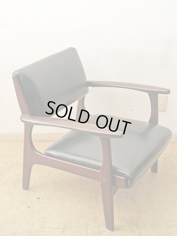 画像2: ヴィンテージ レトロな一人掛けソファ (1)