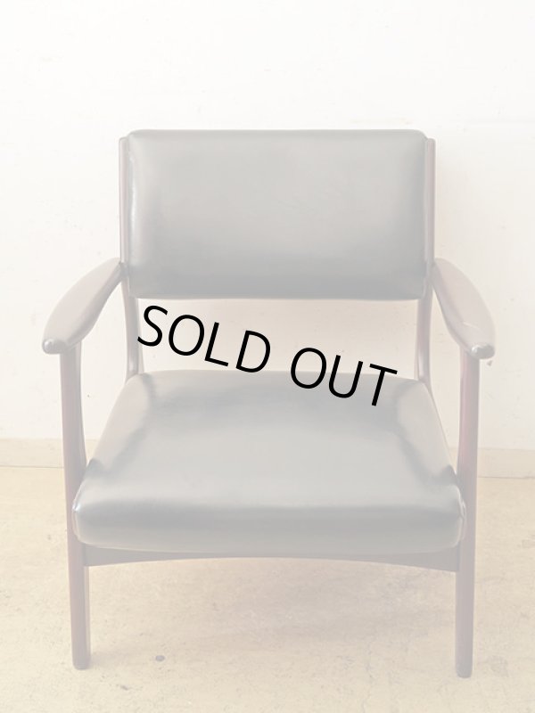 画像4: ヴィンテージ レトロな一人掛けソファ (2)