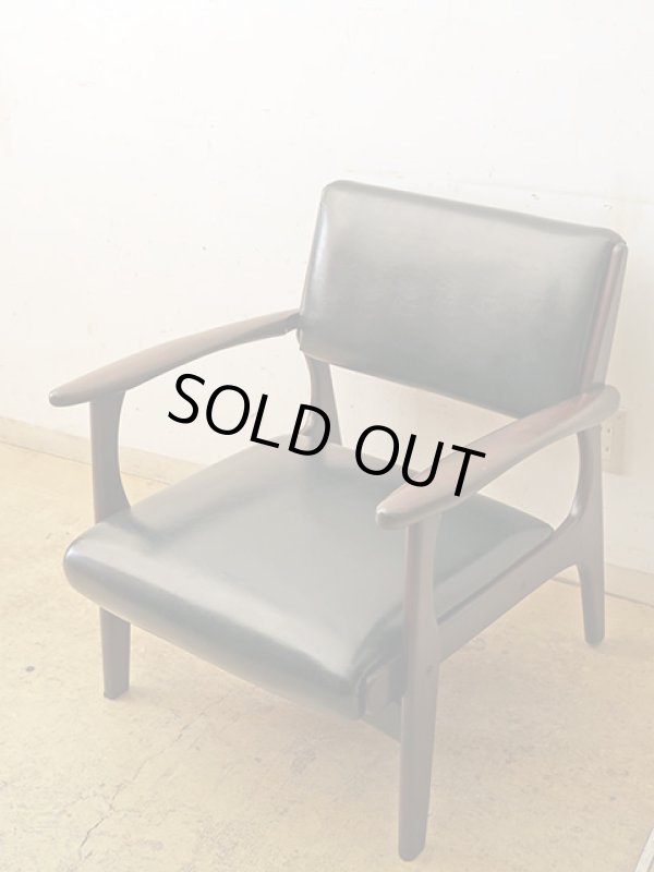 画像5: ヴィンテージ レトロな一人掛けソファ (1)