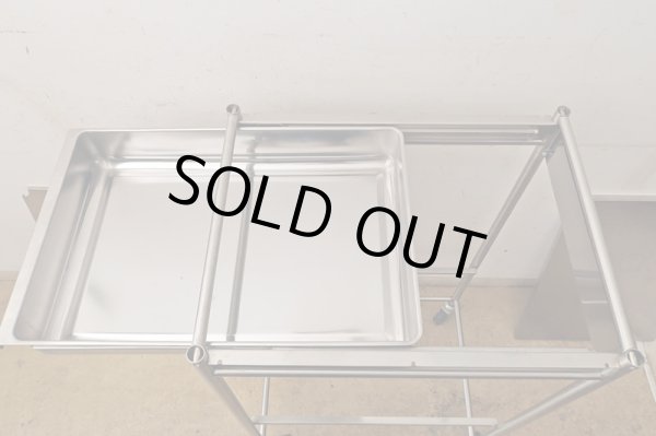 画像7: ヴィンテージ　引き出し付きステンレスワゴン