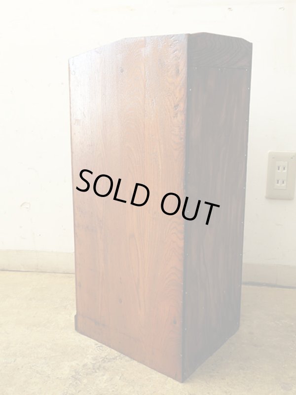 画像5: アンティーク 木味良い 引き出し付きカルテケース 書類棚 (3)