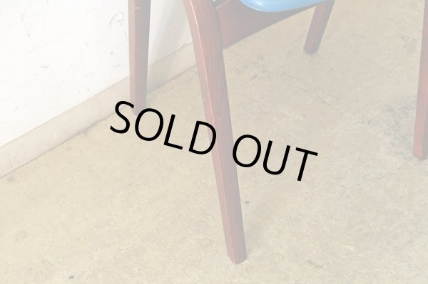 画像11: 秋田木工 スタッキングスツール 剣持勇 青