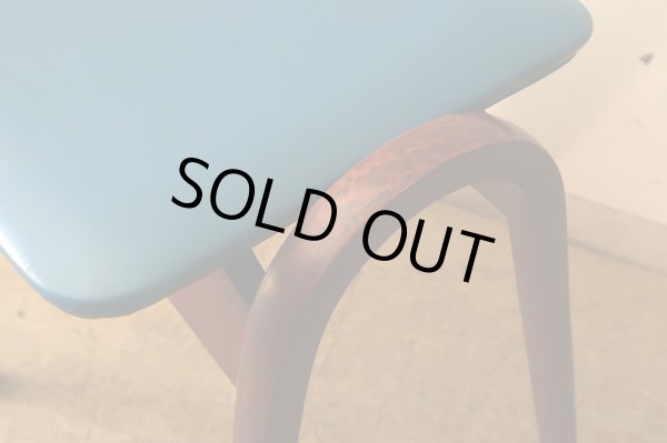 画像8: 秋田木工 スタッキングスツール 剣持勇 青