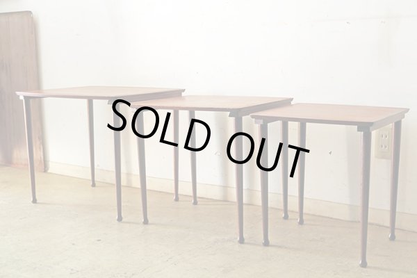 画像6: ヴィンテージ 　チーク材 ネストテーブル