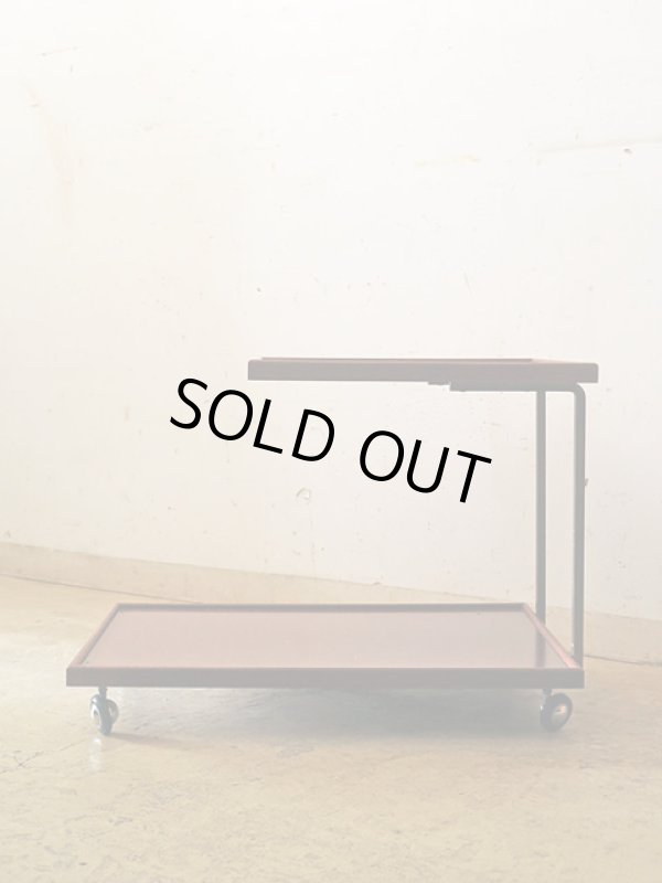 画像3: ヴィンテージ キャスター付きサイドテーブル ワゴン