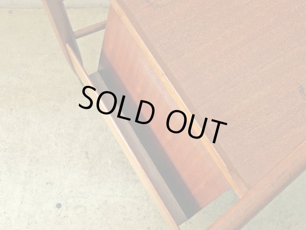 画像6: ヴィンテージ BrownSaltman社製 マガジンラック付きテーブル wedge table