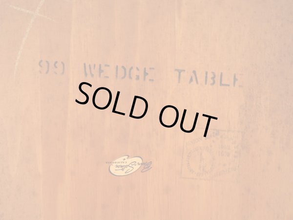 画像15: ヴィンテージ BrownSaltman社製 マガジンラック付きテーブル wedge table