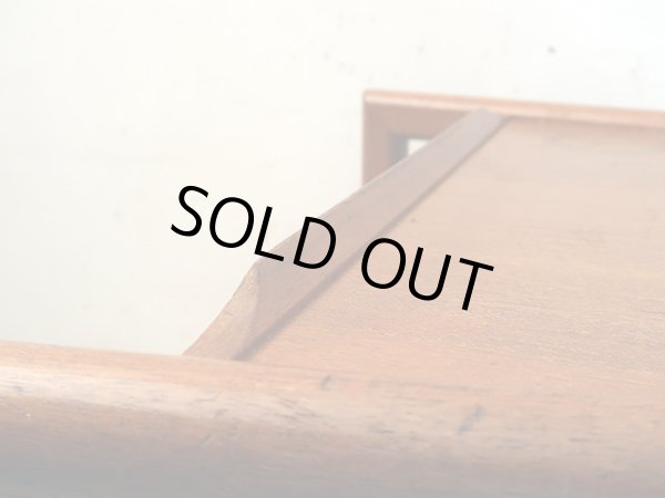 画像9: ヴィンテージ BrownSaltman社製 マガジンラック付きテーブル wedge table