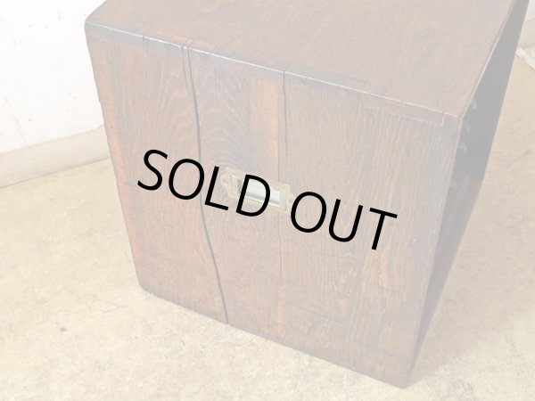 画像9: ヴィンテージ 楢材 小引き出し 切手類保管箱