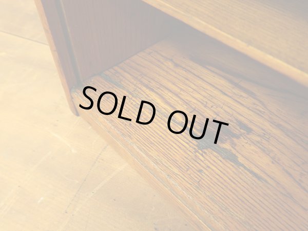 画像15: アンティーク 　蛇腹扉付き くさび式の本立て